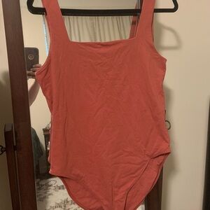 Old Navy Burnt Orange Sleeveless Bodysuit